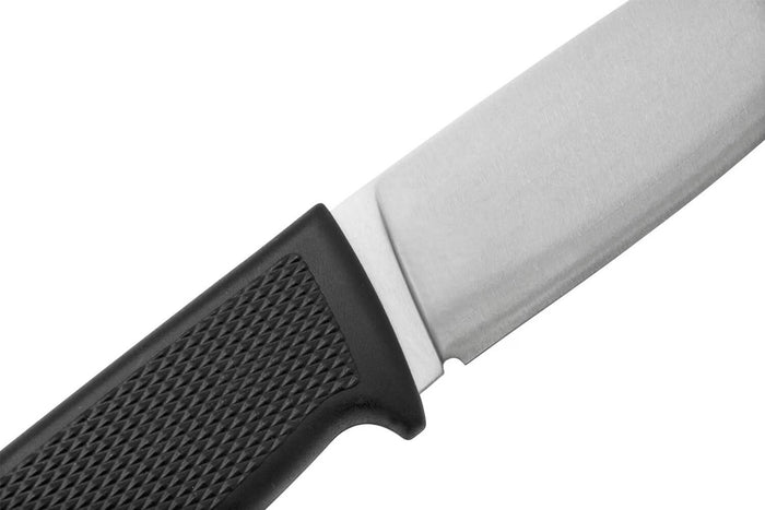 Couteau Fallkniven F1 VGWolf Swedish Air Force lame 9,7cm manche thermorun noir + étui en cuir