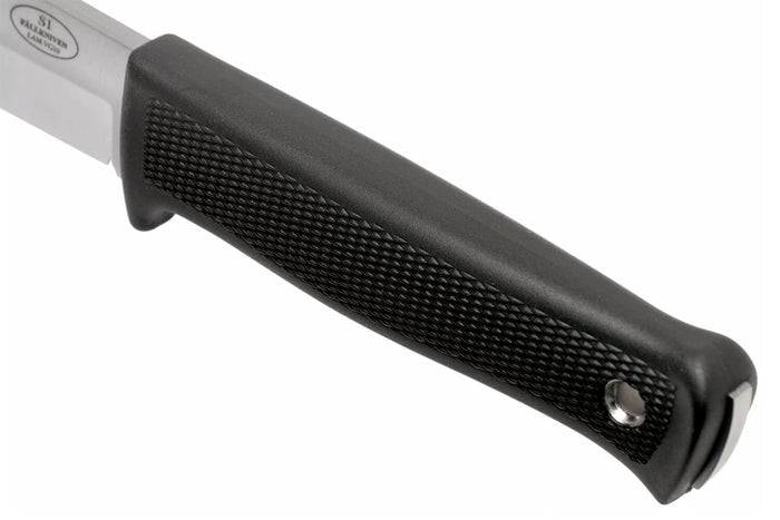 Couteau Fallkniven S1L Forest Knife lame 13cm manche thermorun noir + étui en cuir