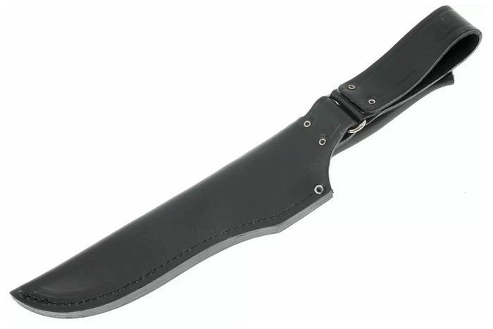Couteau Fallkniven S1L Forest Knife lame 13cm manche thermorun noir + étui en cuir