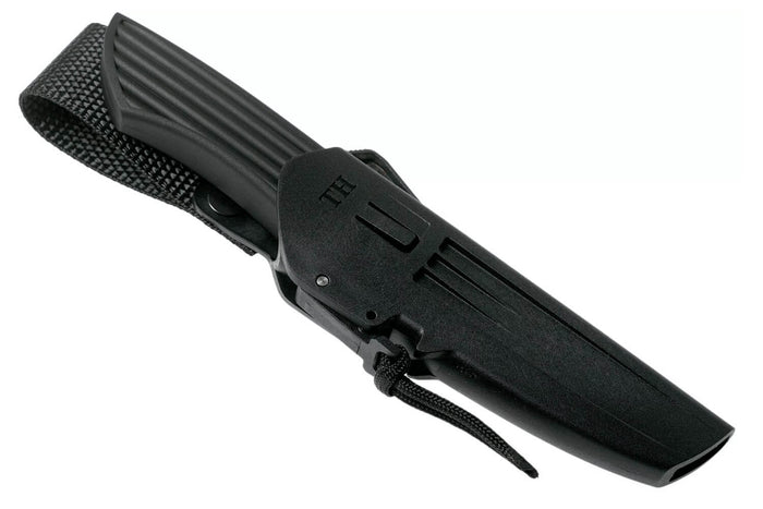 Couteau Fallkniven Taiga Hunter TH2z lame 8,4cm manche thermorun noir + étui zytel
