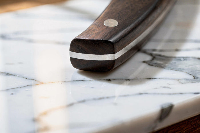 Couteau filet de sole 18cm Guillaume Leonard Cuistot en acier inoxydable et bois de santal rouge