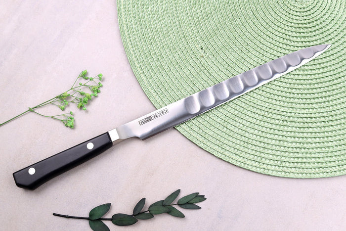 Couteau filet de sole alvéolé japonais Glestain K Series 21cm