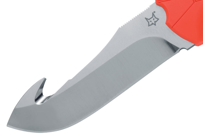 Couteau Fox Core Orange FX.607OR lame 10cm manche polypropylène/caoutchouc + étui en nylon