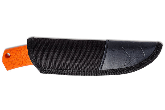 Couteau Fox Core Orange FX.607OR lame 10cm manche polypropylène/caoutchouc + étui en nylon