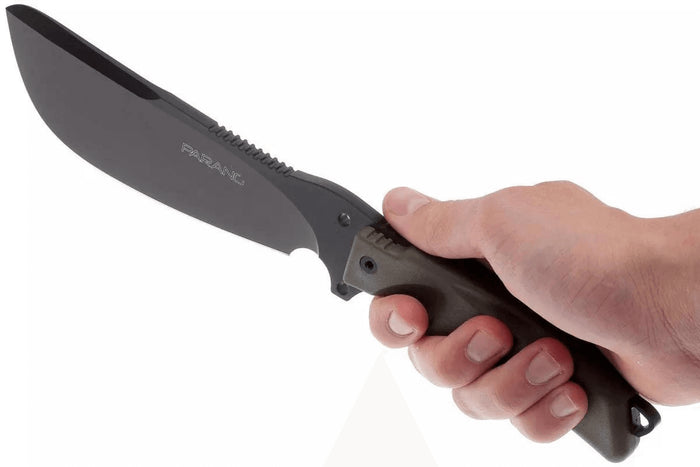 Couteau Fox Military Parang 21717 lame 17cm manche Forprene + étui en nylon + kit de survie