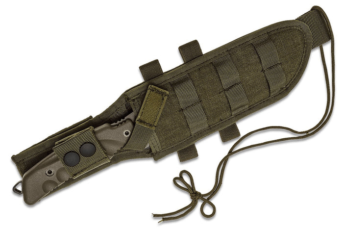 Couteau Fox Military Parang 21717 lame 17cm manche Forprene + étui en nylon + kit de survie