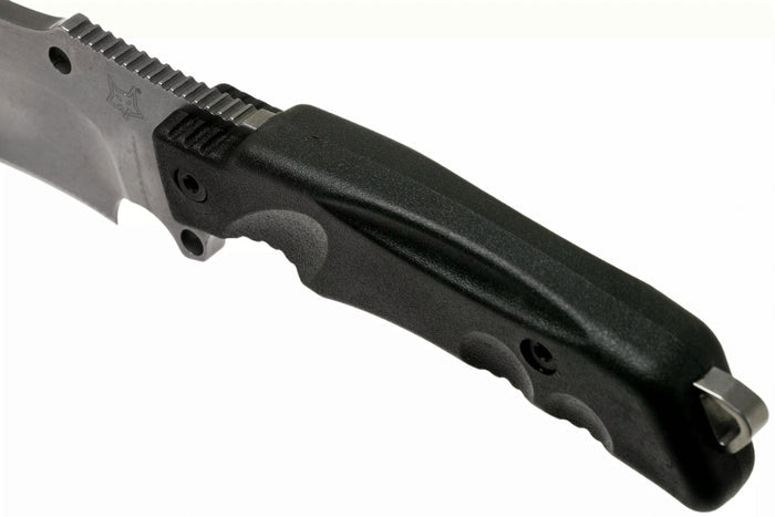 Couteau Fox Military Rimor FX.9CM07 17,5cm manche nylon/fibres de verre noir + étui