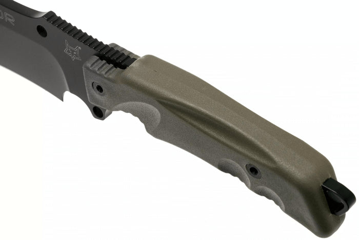 Couteau Fox Military Rimor FX.9CM07OD 17,5cm manche nylon/fibres de verre vert + étui