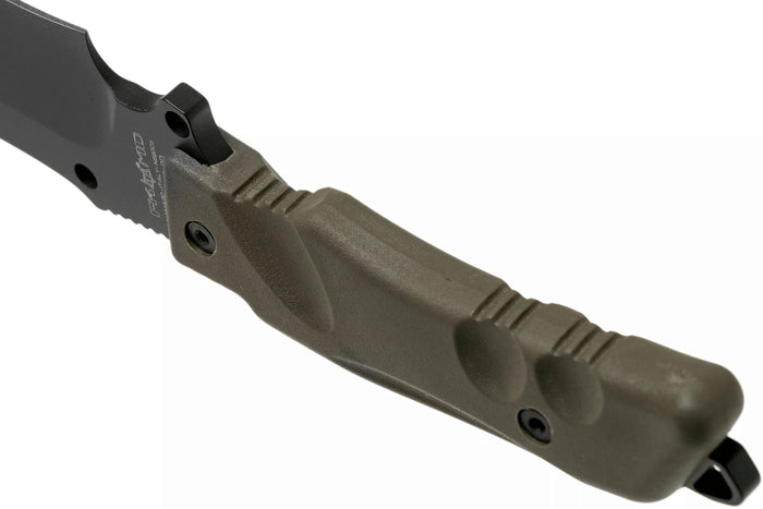 Couteau Fox Military Rimor FX.9CM07OD 17,5cm manche nylon/fibres de verre vert + étui