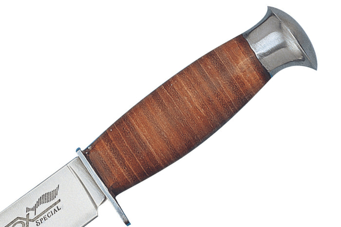 Couteau Fox Scout 610.11 lame 11cm manche en cuir
