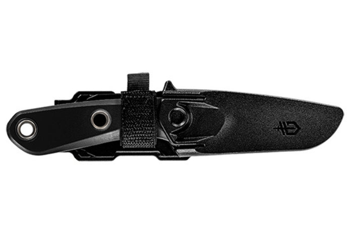 Couteau Gerber Principle Black GE001659 lame en acier 7,8cm manche caoutchouc + étui en kydex noir