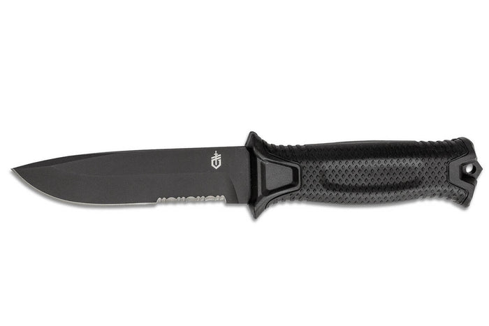 Couteau Gerber Strongarm Black GE003648 lame 12,2cm manche en nylon/fibres de verre noir avec étui