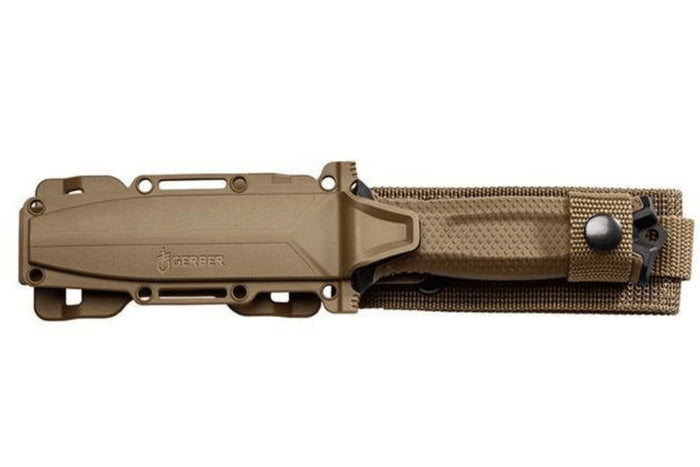 Couteau Gerber Strongarm GE003615 lame 12,2cm manche en nylon/fibres de verre tan