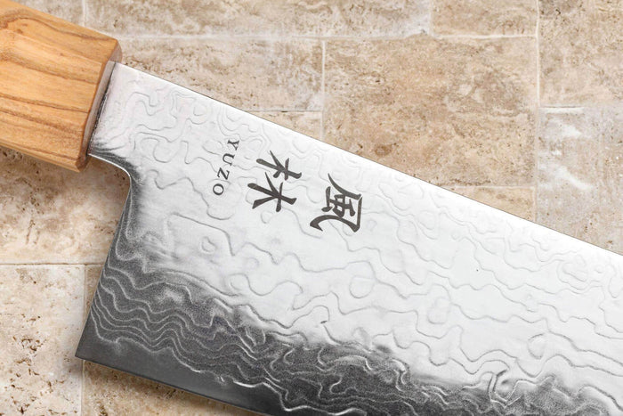 Couteau gyuto 24cm japonais Yuzo Ryuho Damas SG2