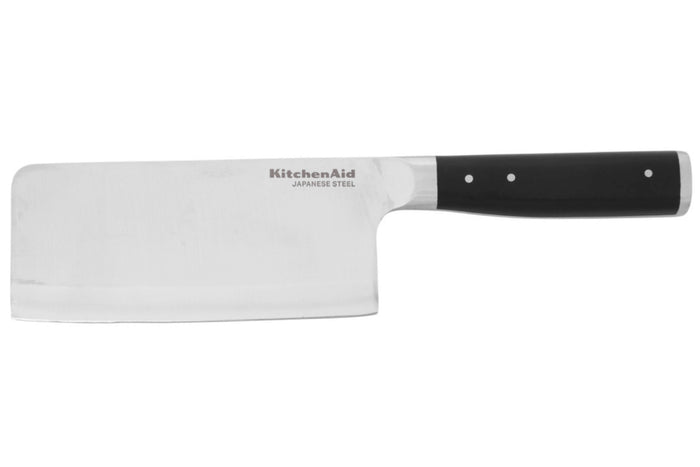 Couteau hachoir Kitchen Aid Gourmet lame en acier japonais 15cm + étui