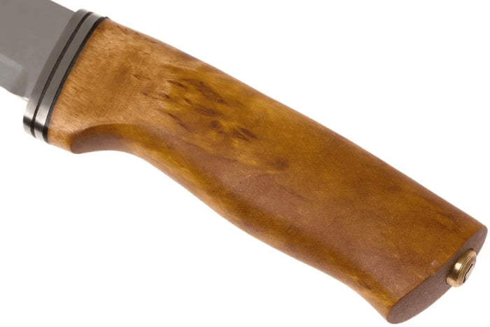 Couteau Helle Alden H076 lame en inox 10,5cm manche en bouleau + étui en cuir