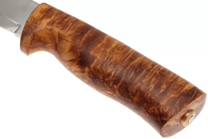 Couteau Helle Eggen H201075 lame en acier inox 10cm manche en bouleau + étui en cuir