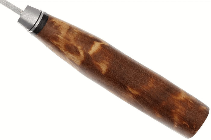 Couteau Helle GT H036 lame en acier inox 12,3cm manche en bouleau frisé + étui en cuir