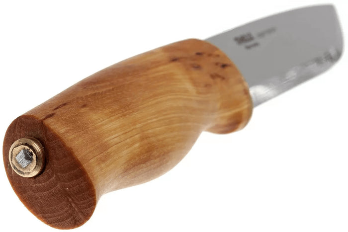 Couteau Helle Jegermester H042 lame en inox 13,5cm manche en bouleau + étui en cuir
