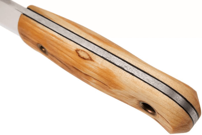 Couteau Helle Mândra H620 lame en acier inox 6,9cm manche en bouleau + étui en cuir