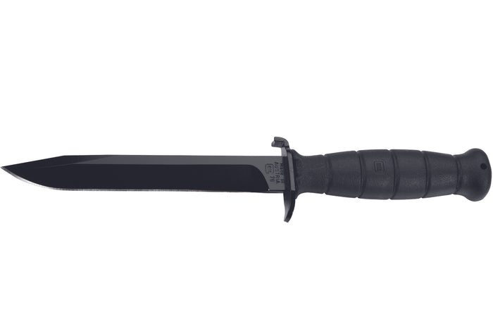 Couteau Herbertz 100617 lame 16,5cm manche polymère noir + étui