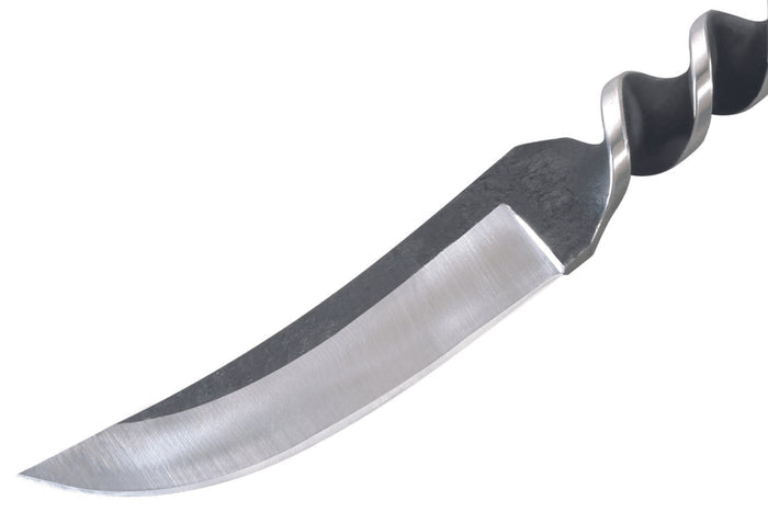 Couteau Herbertz 102011 lame 10,3cm manche torsadé en inox avec étui
