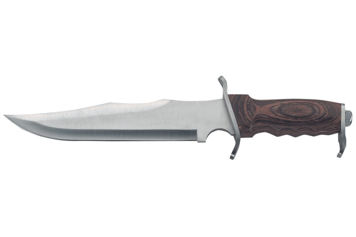 Couteau Herbertz 103727 lame en inox 27cm manche en bois de pakka avec étui