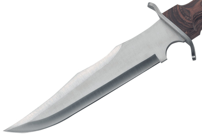 Couteau Herbertz 103727 lame en inox 27cm manche en bois de pakka avec étui