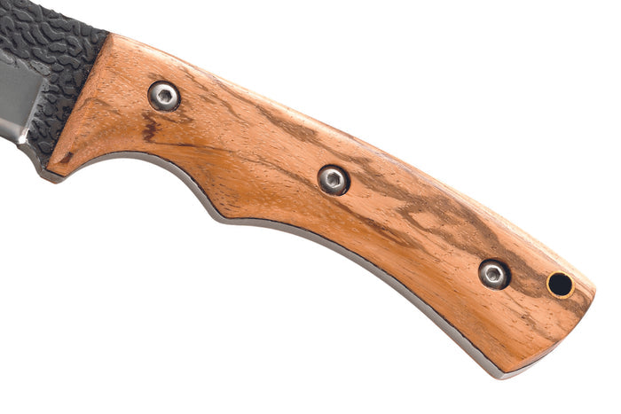 Couteau Herbertz 104210 lame en inox 10,5cm manche en bois de zèbre avec étui