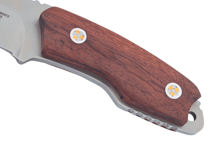 Couteau Herbertz 108010 lame en inox 9,3cm manche en bois de cocobolo avec étui