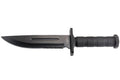 Couteau Herbertz 109118 lame semi-dentée 18,2cm manche polymère noir + étui