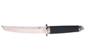 Couteau Herbertz 581318 lame tanto 18cm manche caoutchouc noir + étui en cuir