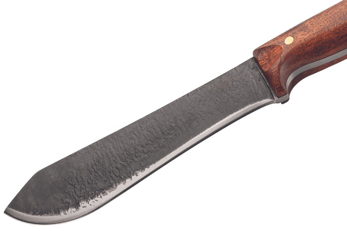 Couteau Herbertz 585518 lame damassée 17,9cm manche cerisier + étui en cuir + allume-feu