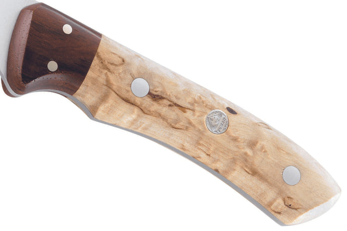 Couteau Puma IP Abedul 309711 lame 10,2cm manche bouleau/cocobolo + étui en cuir