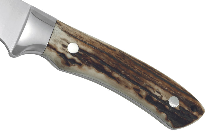 Couteau Puma IP Fenris Stag 306811 lame 10,3cm manche bois de cerf + étui en cuir