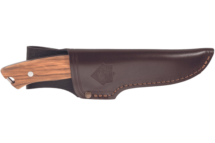 Couteau Puma IP La Cabra 299911 lame 10,2cm manche olivier + étui en cuir