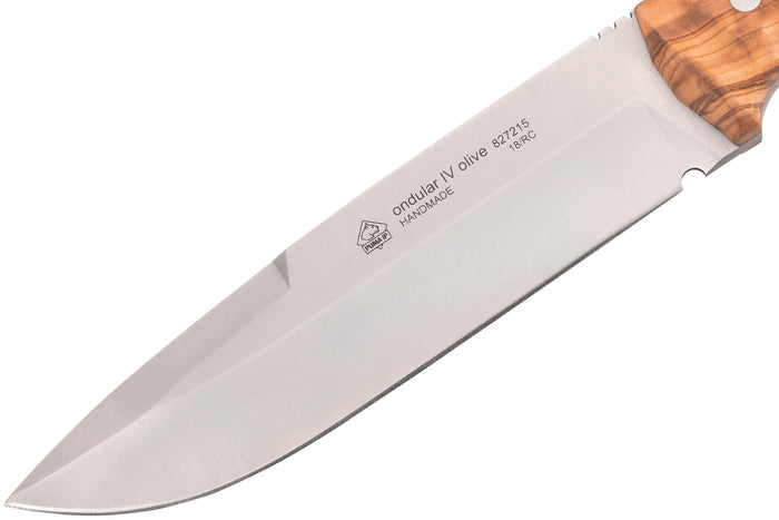 Couteau Puma IP Ondular IV 267215 lame 15cm manche olivier + étui en cuir