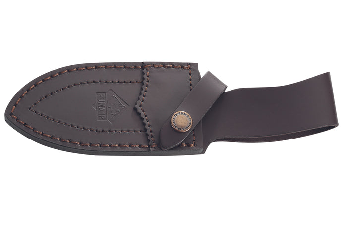 Couteau Puma IP Schwarzwild 338212 lame guthook 12cm manche bois de cerf + étui en cuir