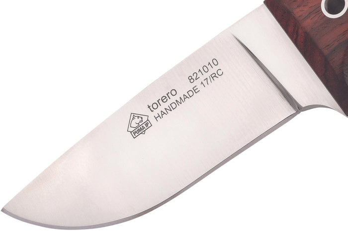Couteau Puma IP Torero 322810 lame 10,2cm manche cocobolo + étui en cuir