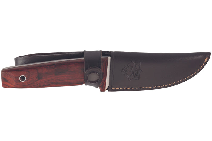 Couteau Puma IP Torero 322810 lame 10,2cm manche cocobolo + étui en cuir