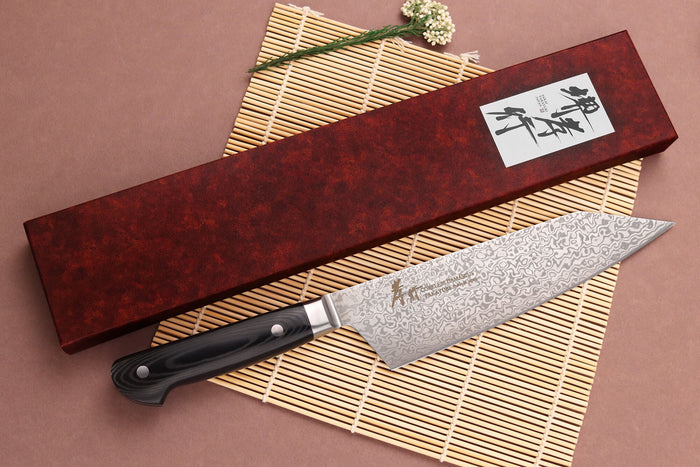 Couteau kengata 19cm japonais Sakai Takayuki Coreless Damascus