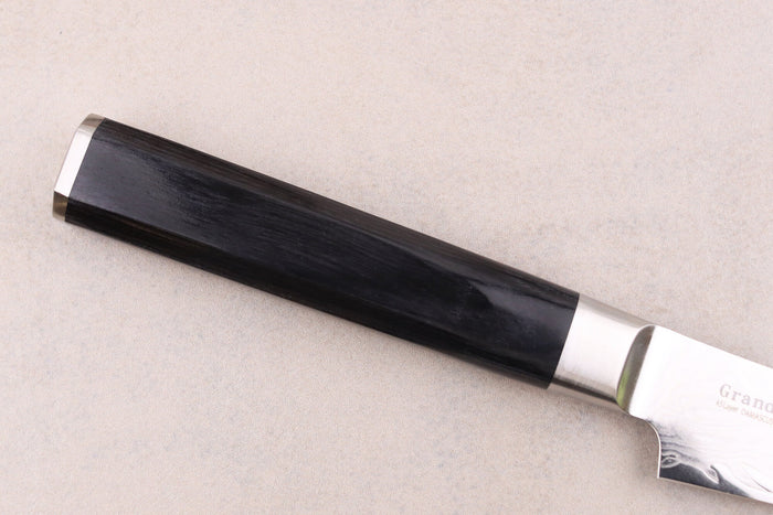 Couteau kengata office 8cm japonais Sakai Takayuki Grand Chef Seigaiha Damas 45 couches