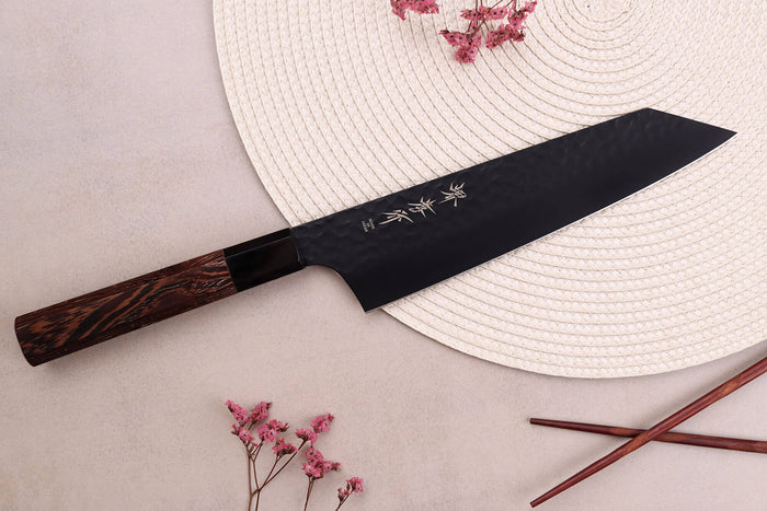 Couteau kiritsuke 19cm japonais Sakai Takayuki Kurokage VG10 manche en wengé