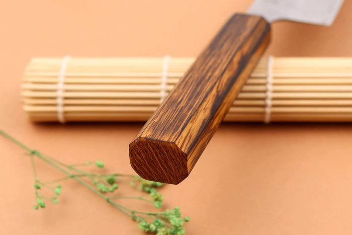 Couteau kiritsuke 21cm japonais artisanal Yuzo Enju Damas 440C