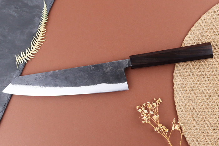 Couteau kiritsuke gyuto 21cm japonais artisanal Yuzo Shinju BS2