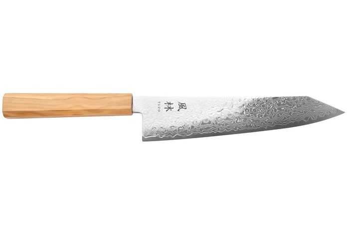 Couteau kiritsuke gyuto 21cm japonais Yuzo Ryuho Damas SG2
