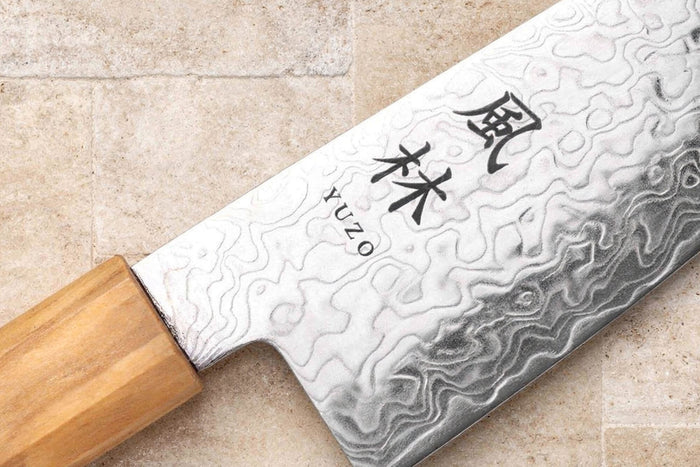Couteau kiritsuke gyuto 21cm japonais Yuzo Ryuho Damas SG2