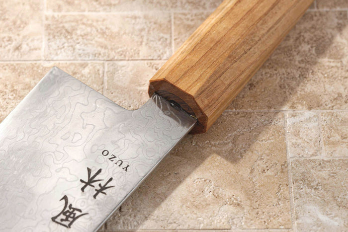 Couteau kiritsuke gyuto 24cm japonais Yuzo Ryuho Damas SG2