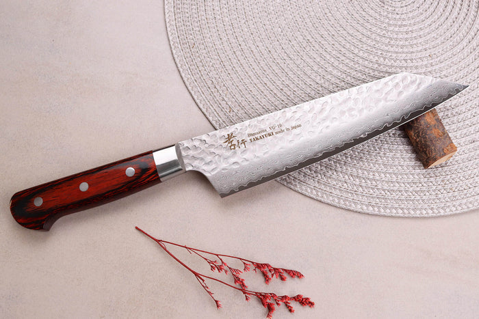 Couteau kiritsuke japonais 19cm Sakai Takayuki Damascus Western 33 couches