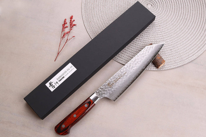 Couteau kiritsuke japonais 19cm Sakai Takayuki Damascus Western 33 couches